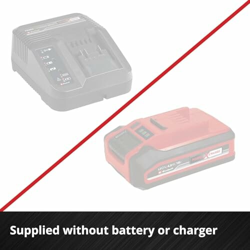 Image showing a battery and charger not included.