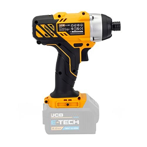 Cordless impact driver with yellow and black design.