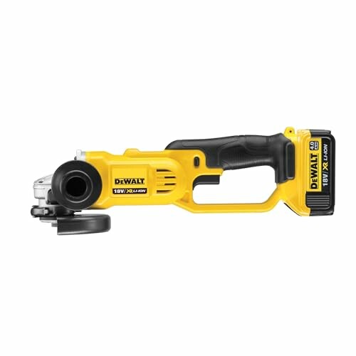 Dewalt cordless angle grinder with battery