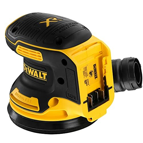 DEWALT random orbit sander with brushless motor.