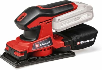 Einhell orbital sander with dust bag