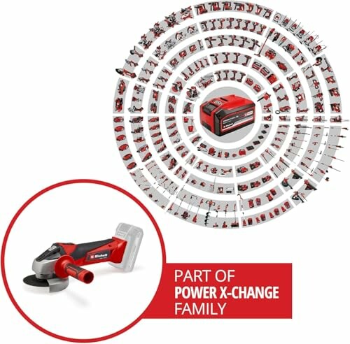 Einhell Power X-Change tool collection with battery.