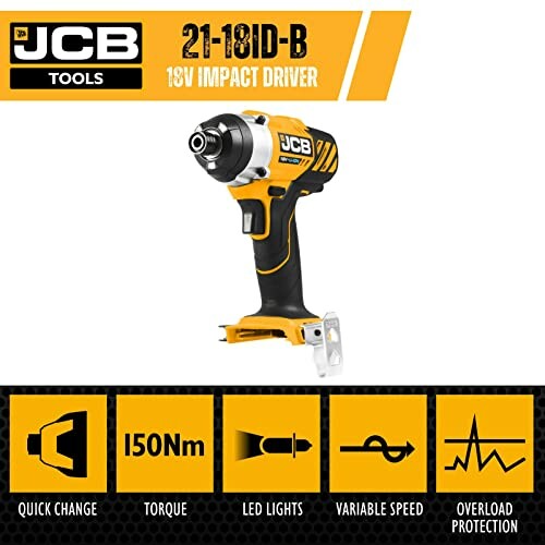 JCB 18V Cordless Impact Driver