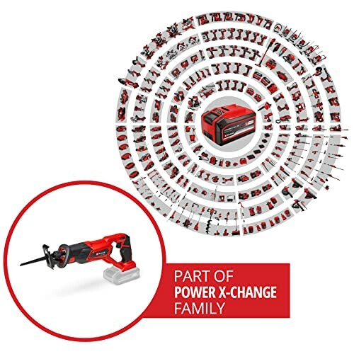 Einhell Power X-Change Cordless Reciprocating Saw