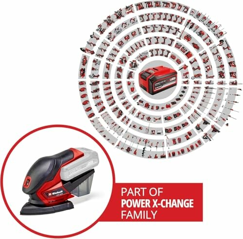 Einhell Power X-Change Cordless Detail Sander